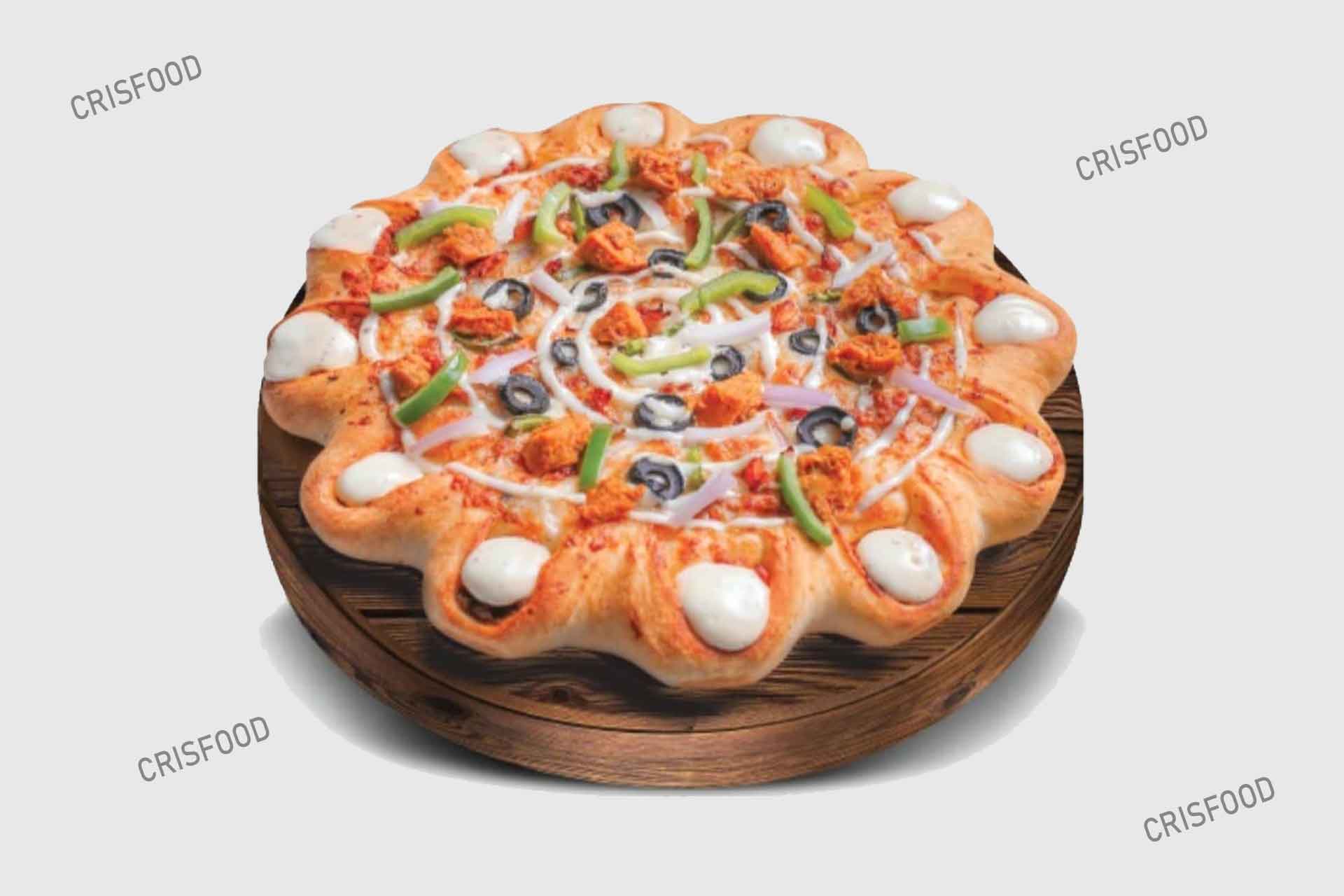 Chicken Volcano Pizza